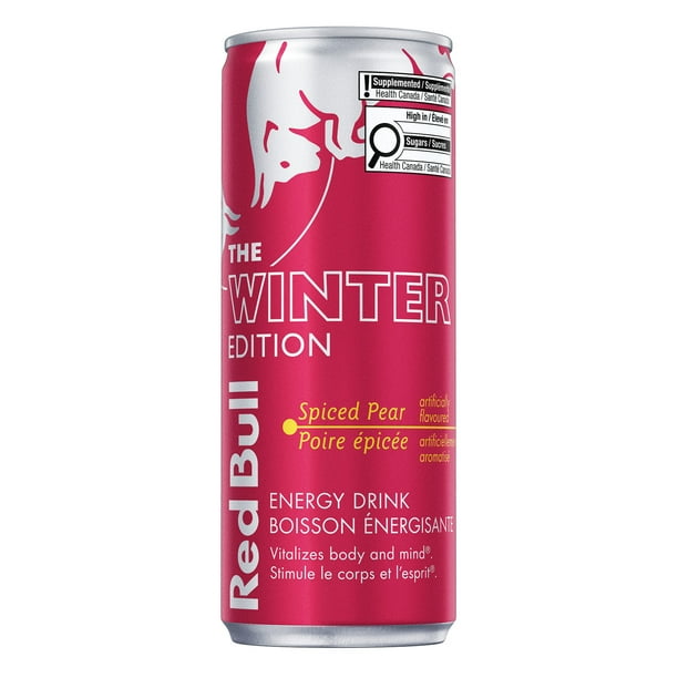 Red Bull - Winter Edition Spiced Pear Energy Drink (24 x 250ml) (Can Dep) - Quecan