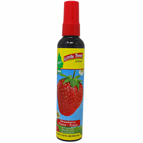 Little Trees Spray Air Freshener - Strawberry (103g) ( 6 Pack ) - Quecan