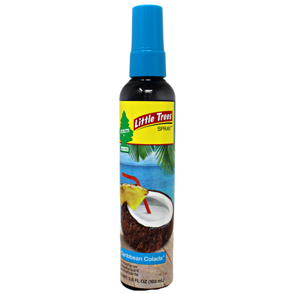 Little Trees Spray Air Freshener -  Caribbean Colada (103g) ( 6 Pack ) - Quecan