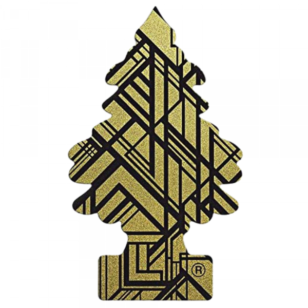 Little Trees Car Air Freshener (Pack of 24) Gold - Quecan