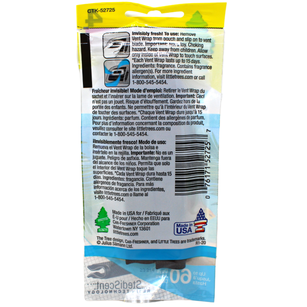 Little Tree Vent Wrap Air Freshener (4ct.) - Quecan