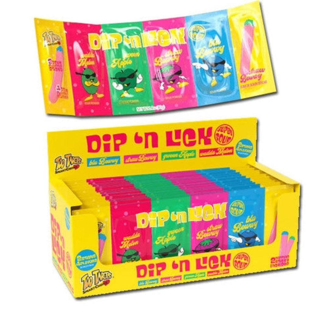 Too Tarts Super Sour Dip 'N Lick (Pack of 24) - Quecan