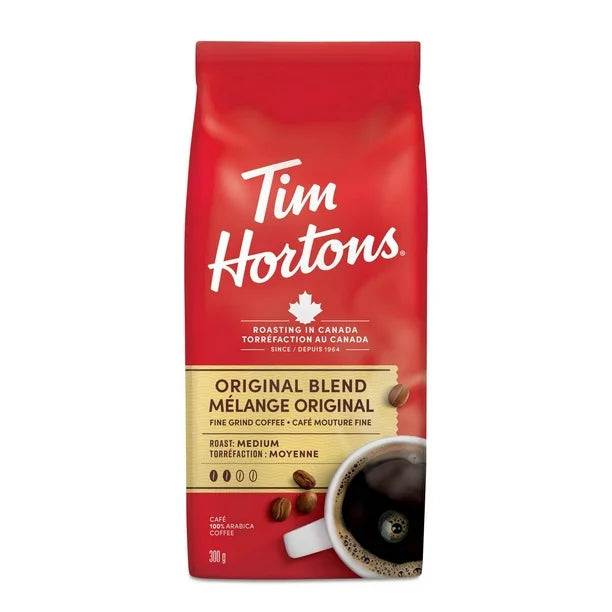 Tim Hortons Ground Coffee Original Blend (300g)