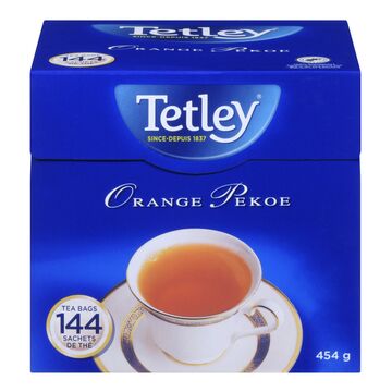 Tetley Orange Pekoe Tea (144 Tea Bags) - Quecan