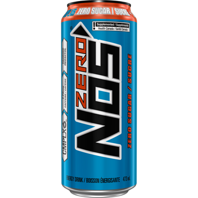 Nos Energy Drink - Zero Sugar (12 X 473 ML) (Can Dep) - Quecan