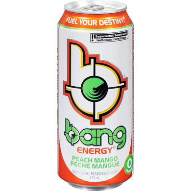 Bang Energy Drink Zero Sugar (12 x 473mL) (Can Dep) - Quecan