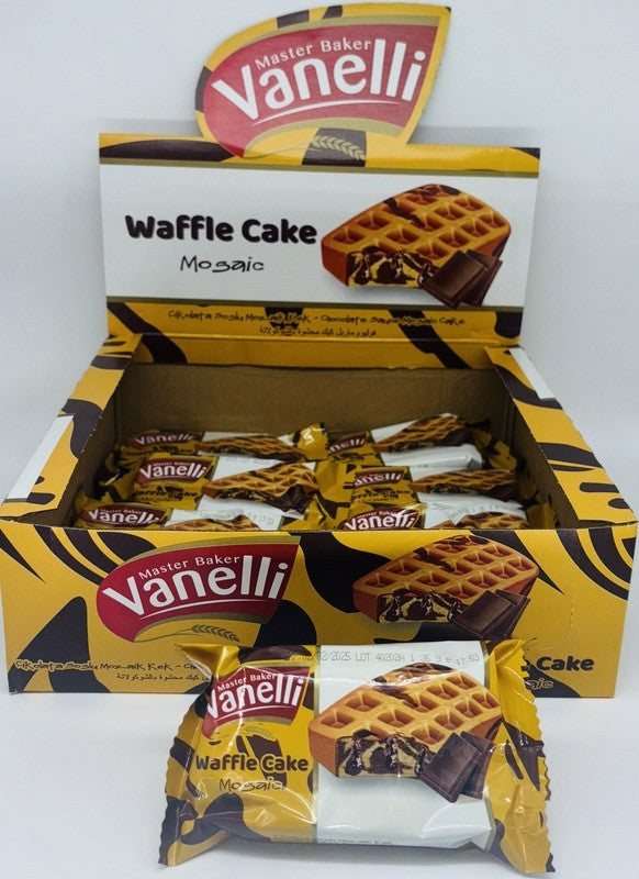 Vanelli Waffle Cake (24 x 35g) - Quecan