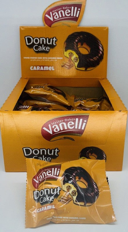 Vanelli Donut Cake (24 x 35g) - Quecan