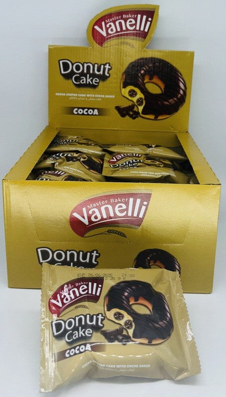 Vanelli Donut Cake (24 x 35g) - Quecan