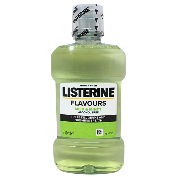 Listerine M/W (250)Mild & Minty - Quecan