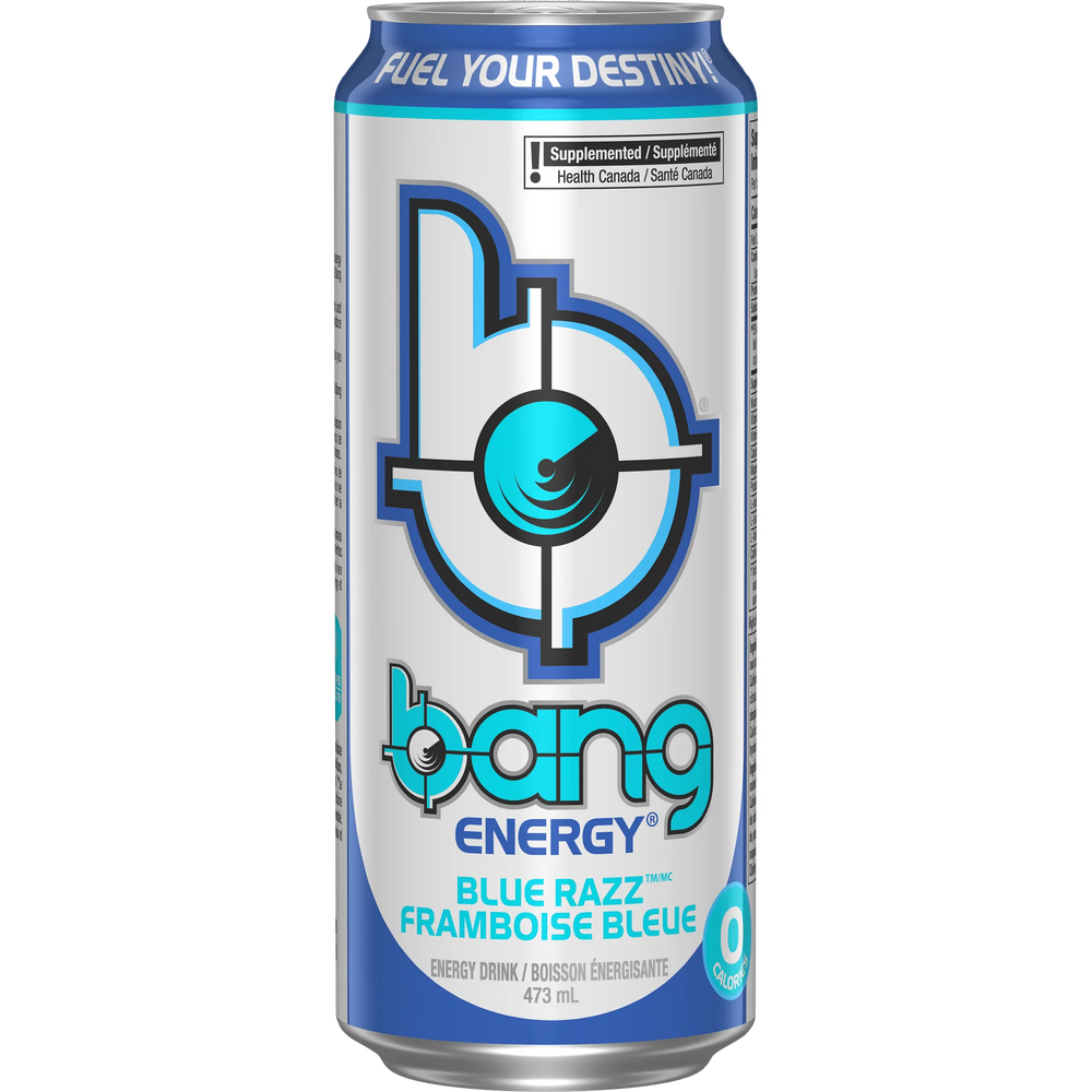 Bang Energy Drink Zero Sugar (12 x 473mL) (Can Dep) - Quecan