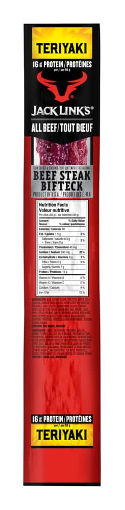 Jack Link's - Teriyaki Beef Steak (24 x 50g) - Quecan
