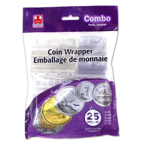 Tuff guy - Coin Wrapper Combo (Pack of 25) - Quecan