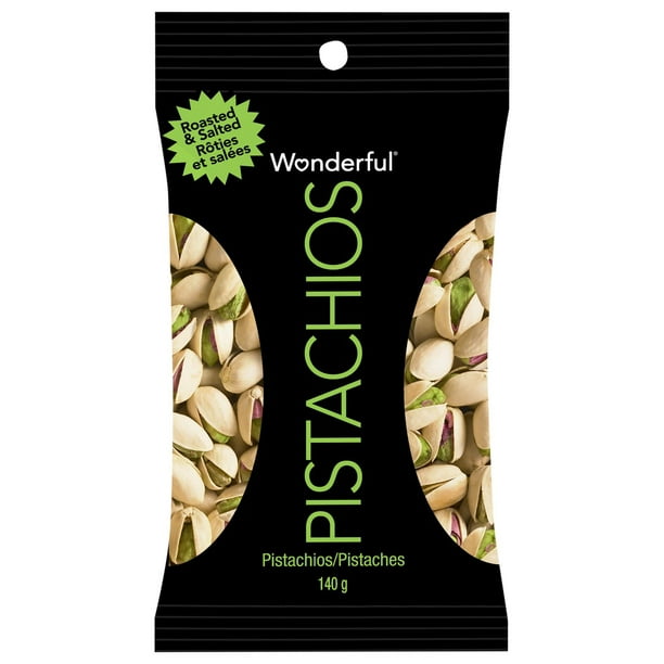 Wonderful Pistachios Roasted & Salted (Pack of 5 x 140g) - Quecan