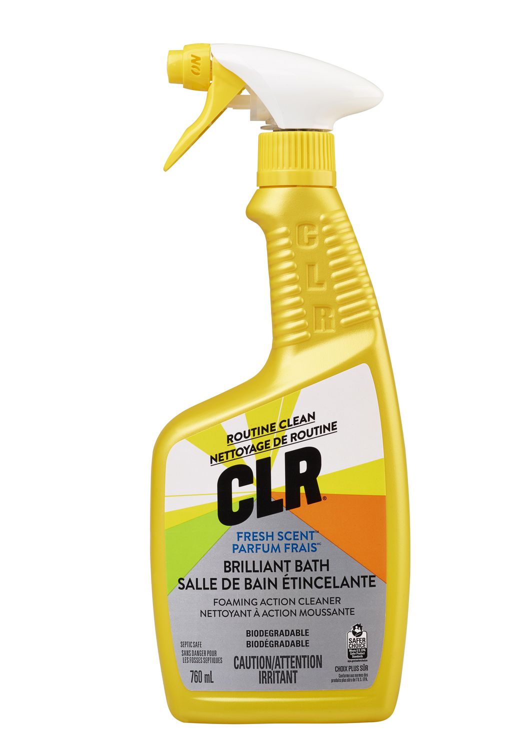 CLR Brilliant Bath Fresh Scent Foaming Action Cleaner (760ml) - Quecan