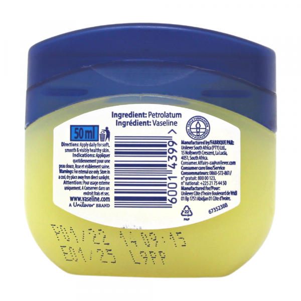 Vaseline Petroleum Jelly - Original 50ml ( 12 Pack ) - Quecan