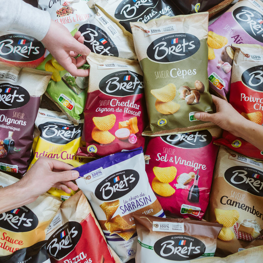 Brets Chips (Box of 10 X 125g) - Quecan
