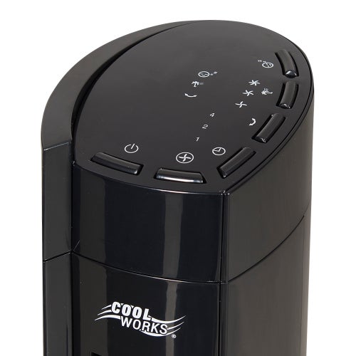 Cool Works Oscillating Tower Fan 42" - Black - Quecan