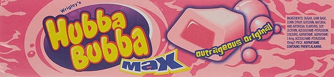 Hubba Bubba Max Outrageous Original (Pack of 18) - Quecan