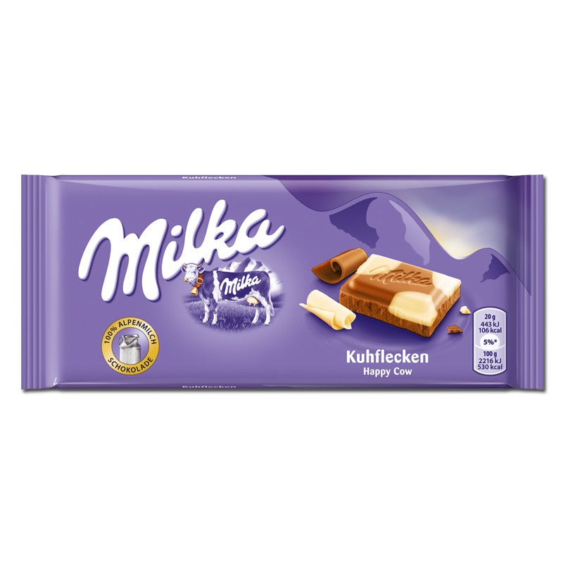 Milka Happy Cow Milk Chocolate  (23 x 100g) - Quecan