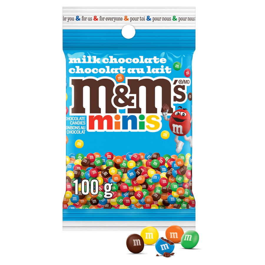 M&M's minis Milk Chocolate (12 x 100g) - Quecan