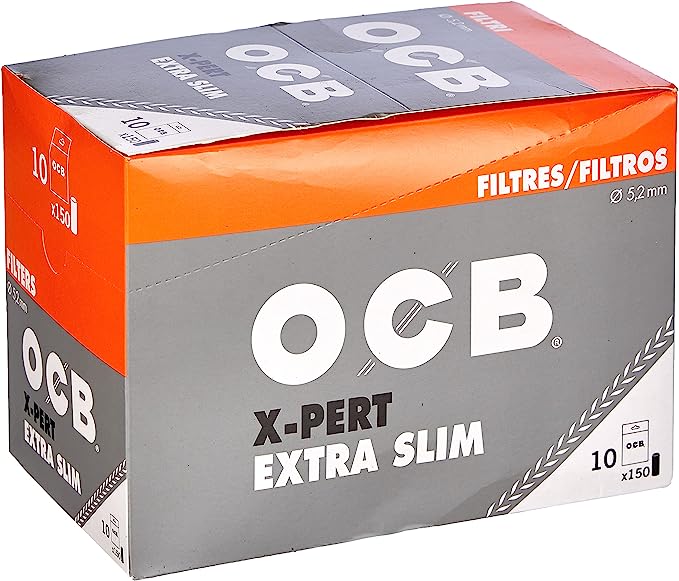 OCB X-PERT Extra Slim Filters (Box of 10 Packs) - Quecan