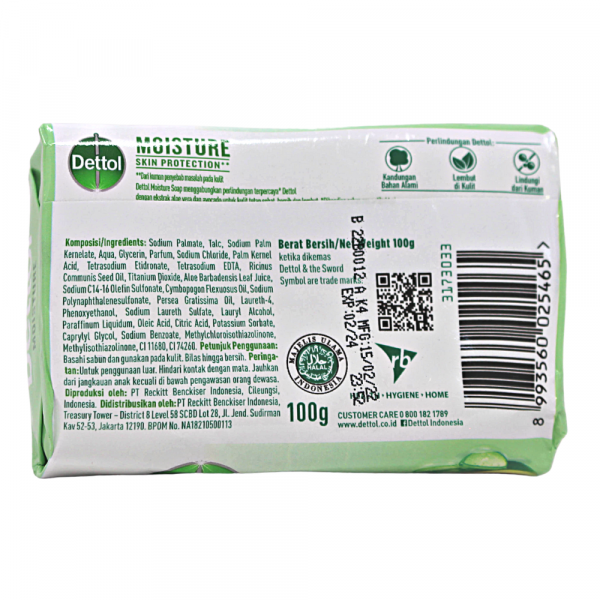 Dettol Soap Bar MOISTURE  (100g x 6 Pack) - Quecan