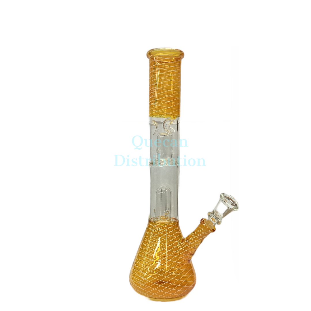 Two Perc Bong 12" (#11) - Quecan