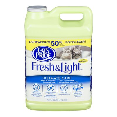 Cat's Pride Fresh & Light Unscented Cat Litter (3 x 3.86kg)