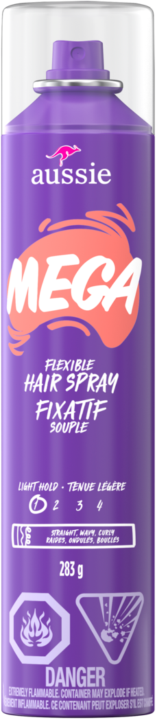Aussie Mega Light Hold Hair Spray (283g)