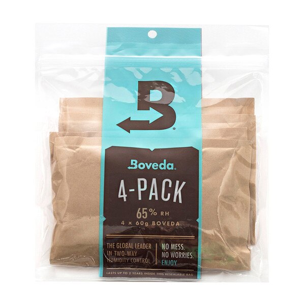 Boveda - Tobacco Humidity Control Size 67 - 58% RH - High Absorbancy - Pack of 4 - Quecan