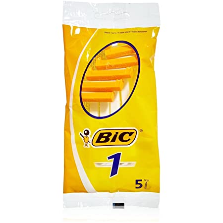 BIC 1 Single Blade (Pack of 5 Razors) - Quecan