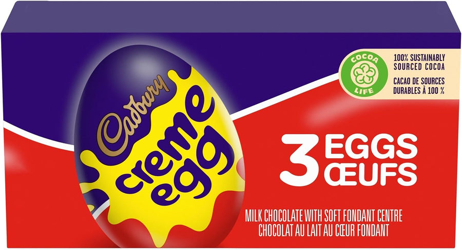 Cadbury Creme Egg 3 x 34 g (Pack of 8) - Quecan