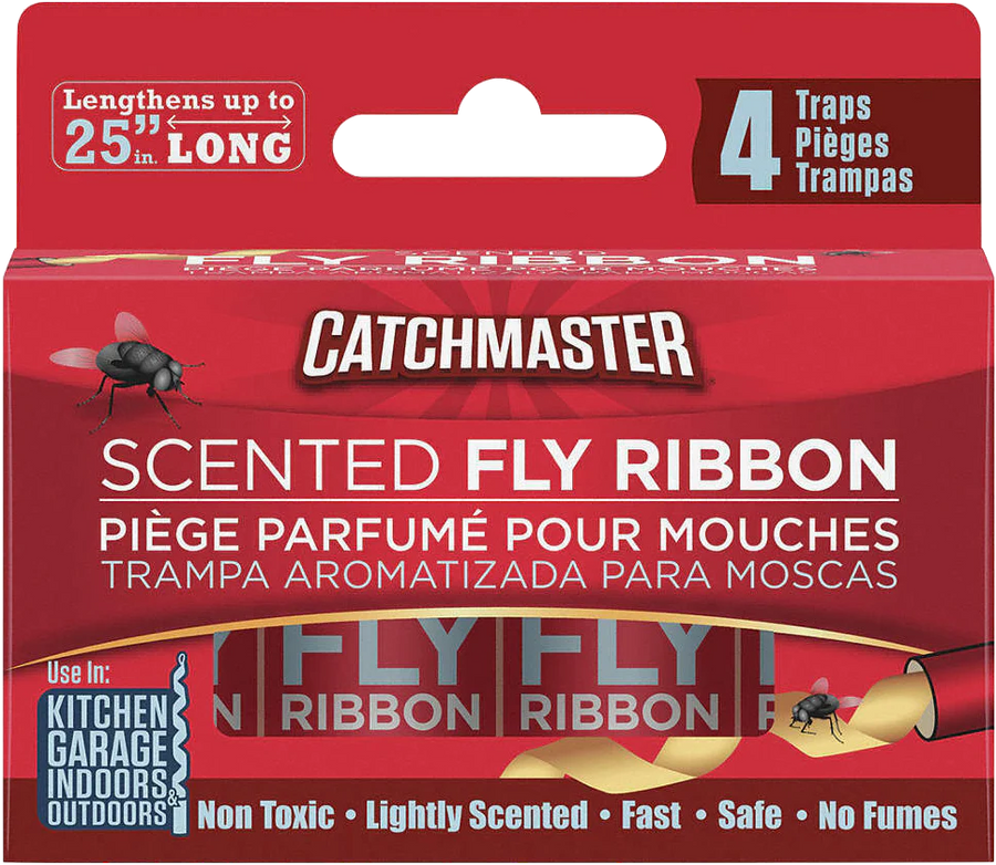 Catchmaster Scented Fly Ribbon Traps (4 ct) - Quecan