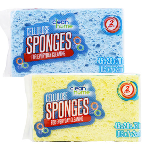 Cellulose Sponges (Pack of 2) - Quecan
