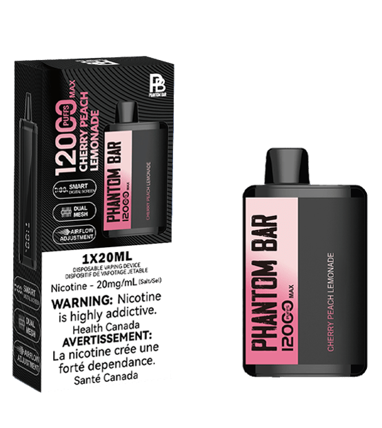 Phantom Bar Max 12000 Puffs Disposable Device  - Single Unit (20mg/ml) (STAMPED) - Quecan