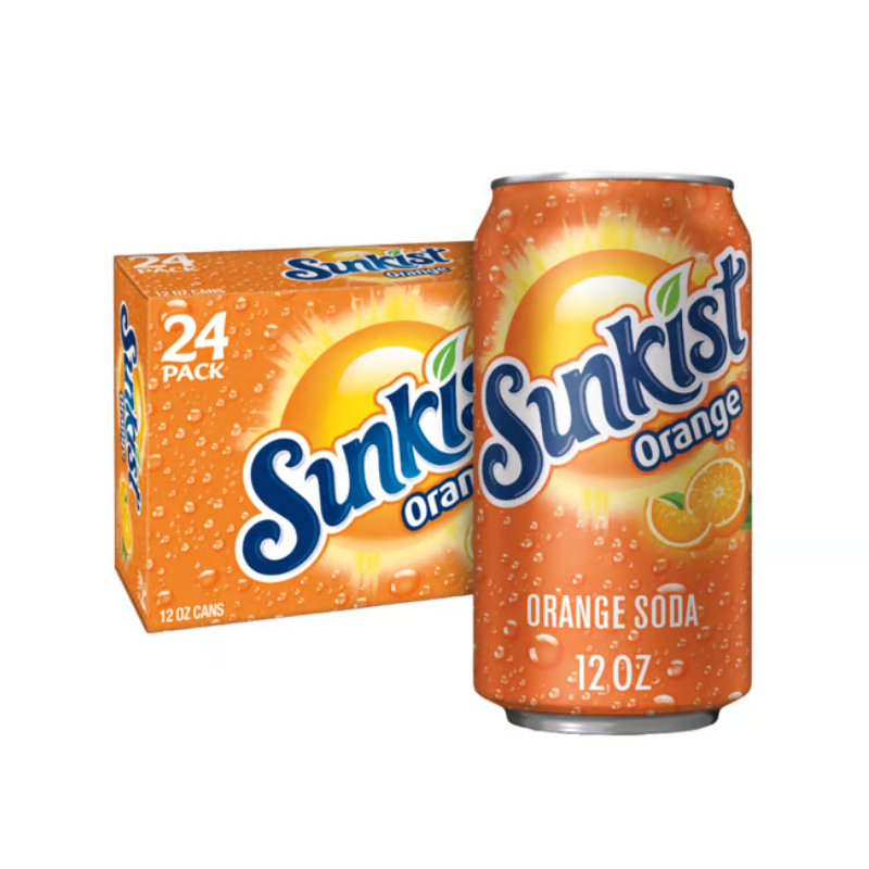 Sunkist Strawberry Orange (12x355ml) (Can Dep) - Quecan