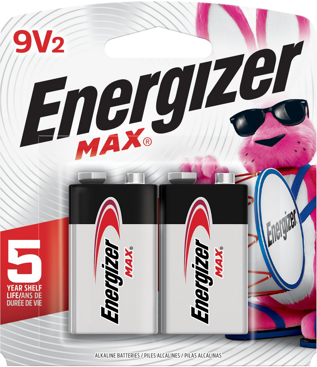 Energizer - 9V-2 Batteries (Pack of 12) - Quecan