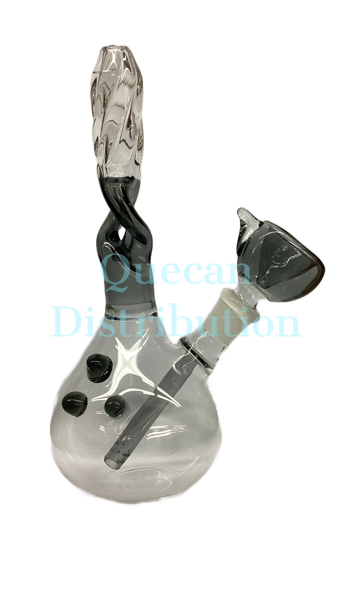 Twisted Water Bong 7" (#12) - Quecan
