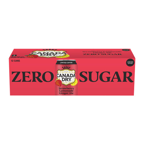 elfbar nachfüll pod läuft aus Canada Dry Zero Sugar Strawberry Lemonade Ginger Ale (12 x 355mL) (Can–  Quecan Distribution