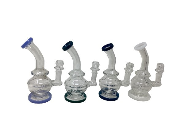 6" Glass Bong (WIB 375) - Quecan