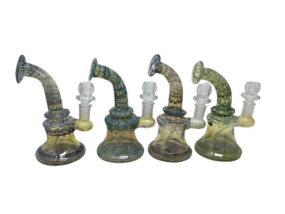 6" Glass Bong (WIB 777) - Quecan
