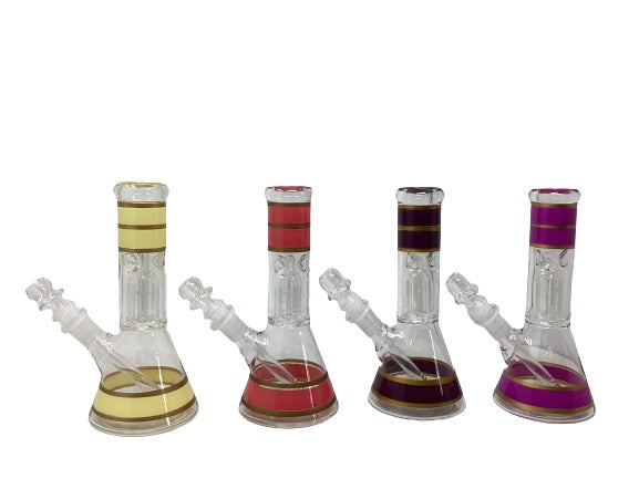8" Glass Bong (PCL 697) - Quecan