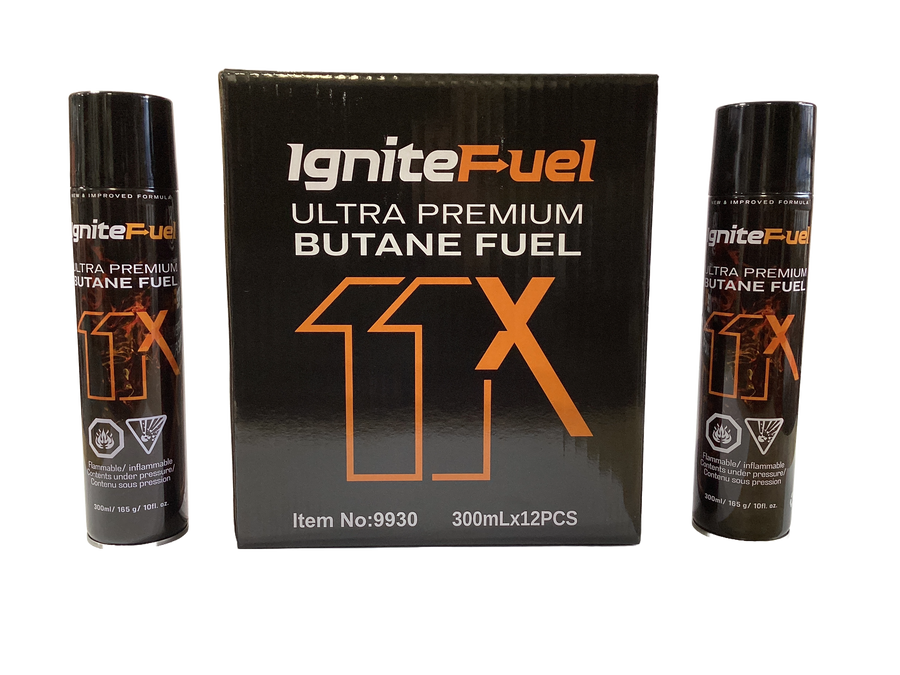 Ignite Fuel Ultra Premium Butane (12 x 300mL) - Quecan