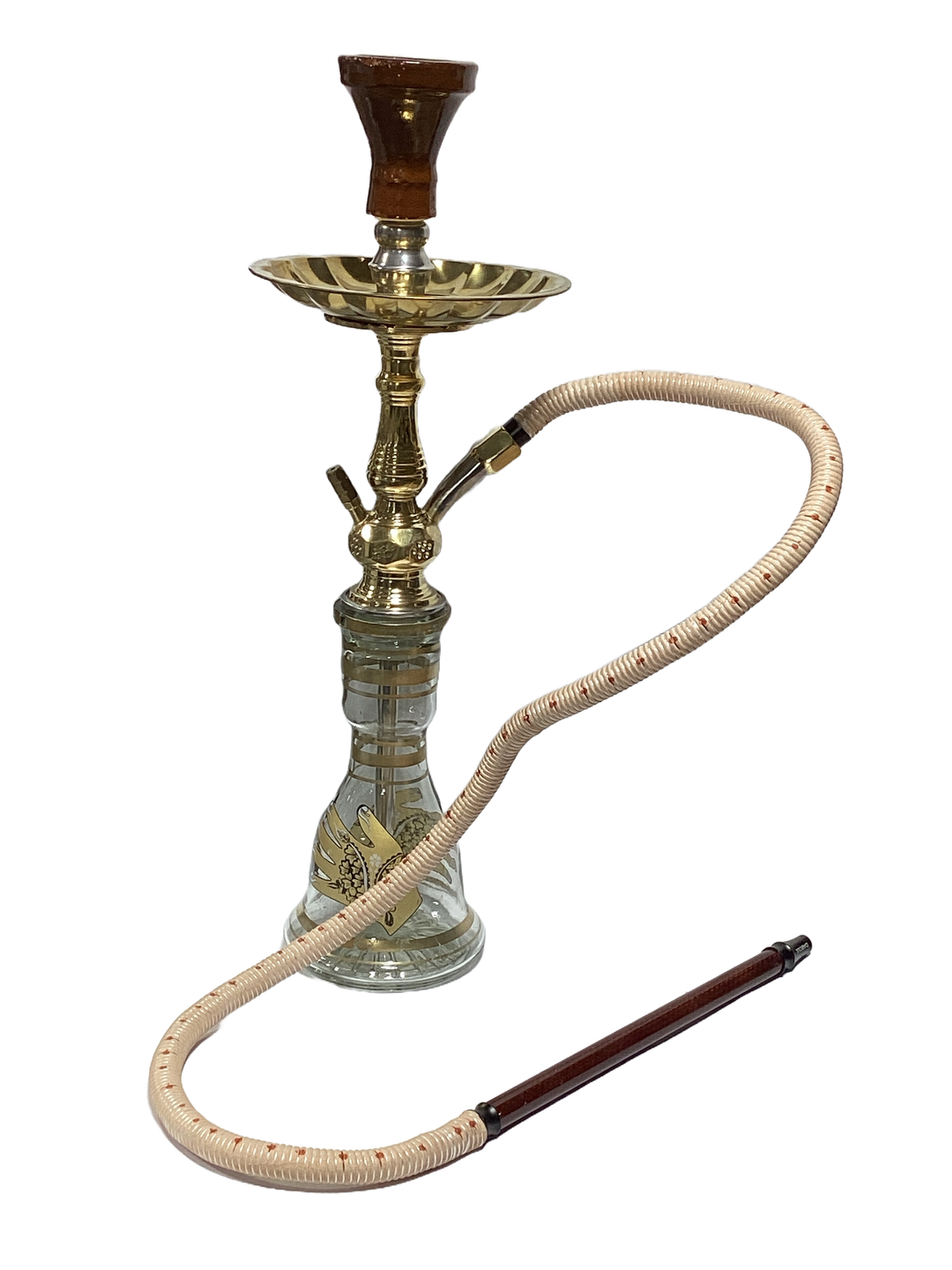 Yahya Ceramika Hookah Gold - 27" - Quecan