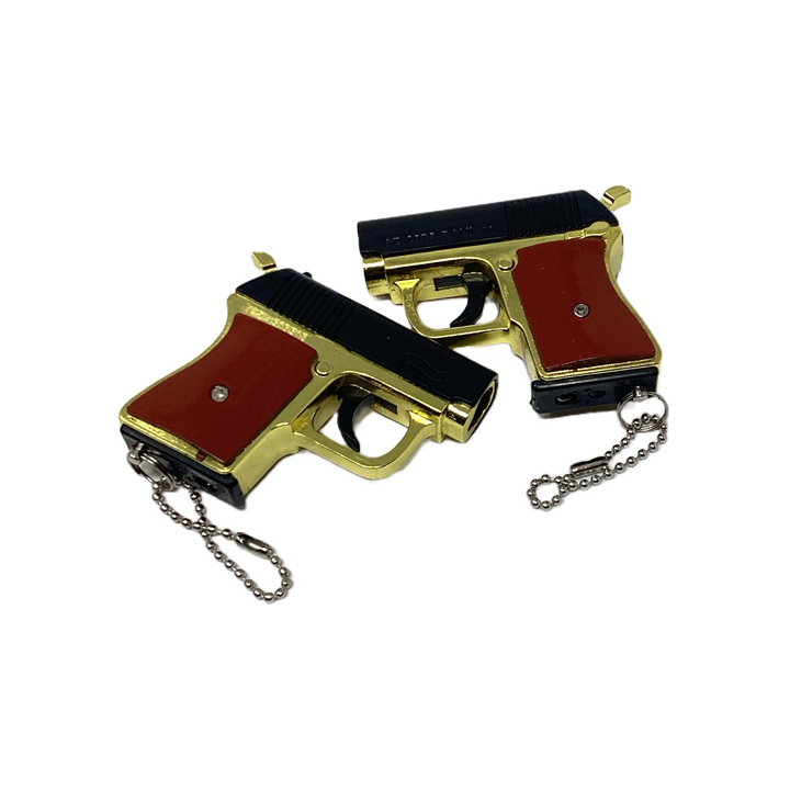 Pistol Torch Refillable Butane Lighter (Box of 15) - Quecan