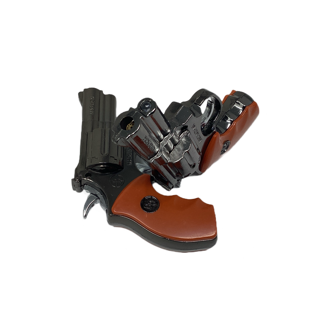 Revolver Torch Refillable Butane Lighter With Laser (Box of 14) - Quecan