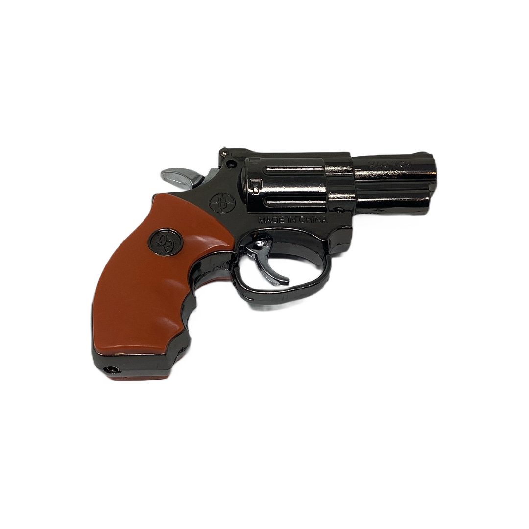 Revolver Torch Refillable Butane Lighter With Laser (Box of 14) - Quecan