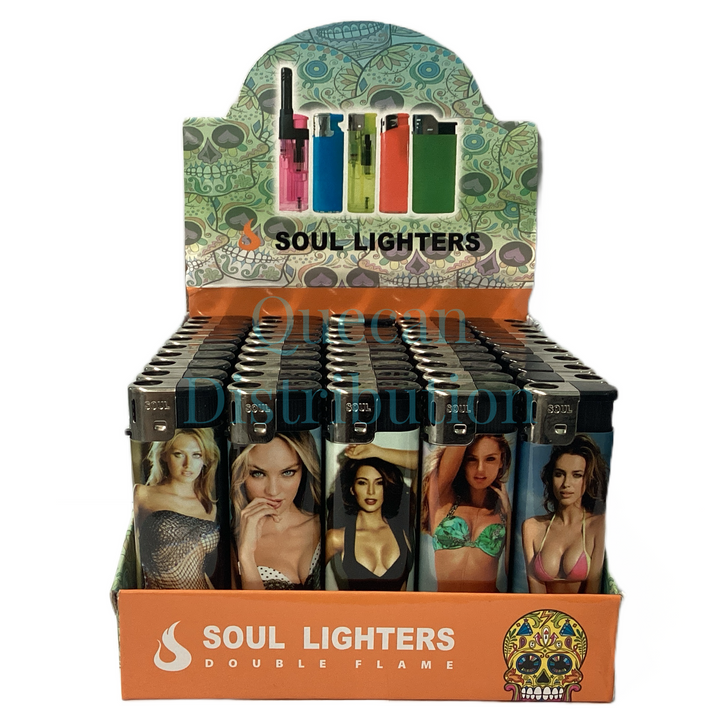 SOUL Classic Maxi Torch Lighter - (Pack of 50) - Quecan
