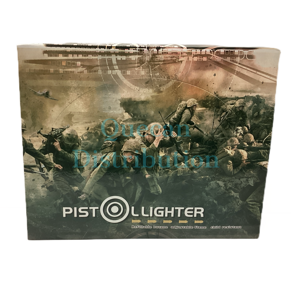 SOUL Pistol Shape Small Lighters - (Box of 16) - Quecan